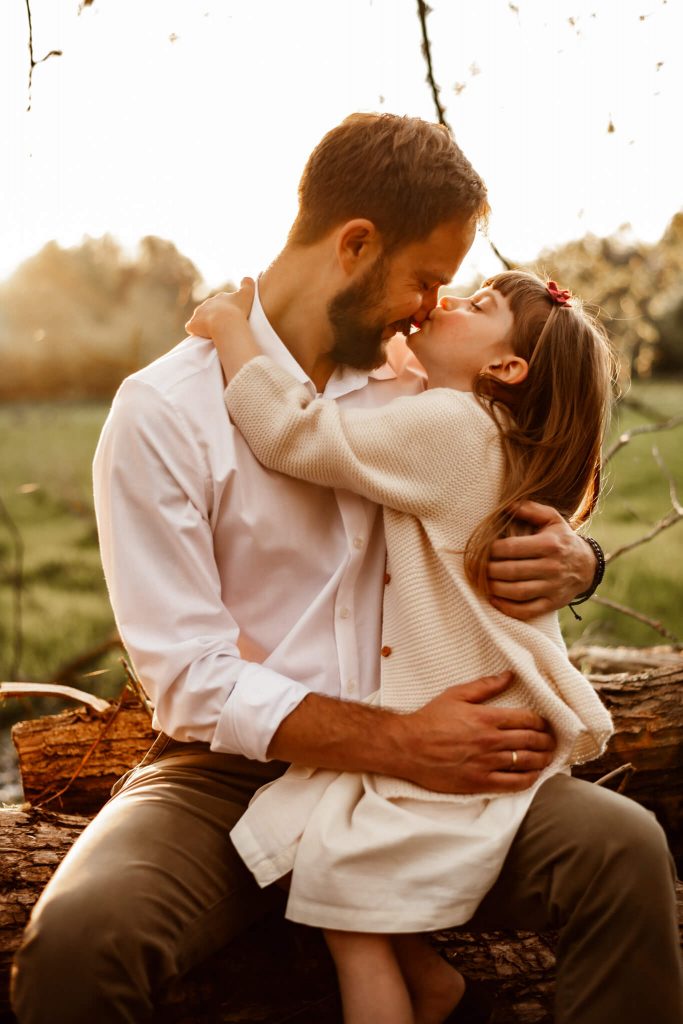 Familienfotos Familienfotografin in Nürnberg Papa mit Tochter