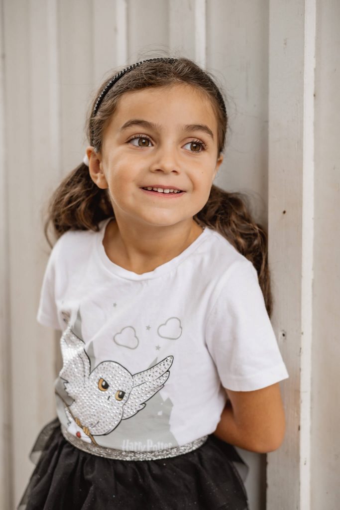 Kindergartenfotografie in Nürnberg Mädchen lächelt